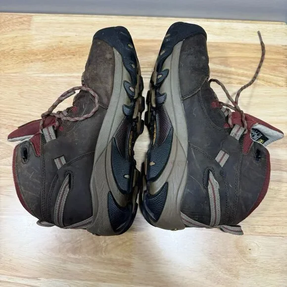 KEEN Utility 1022098‎ Lansing Mid Waterproof Steel Toe Work Boots for Mens 8.5